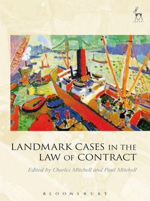 cover image of Landmark Cases in the Law of Contract